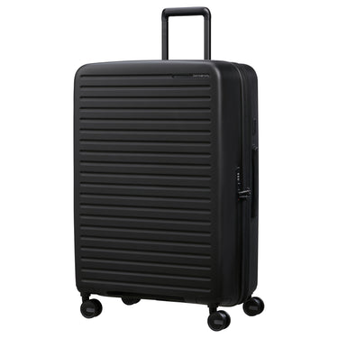 Samsonite Selection Restackd - 4-Rollen-Trolley 75 cm L erw. mit 3tlg. Packsack-Set (schwarz)