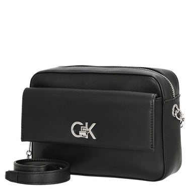 Calvin Klein CK Re-Lock - Borsa a tracolla 22 cm (nero)
