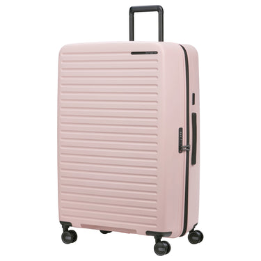 Samsonite Selection Restackd - Trolley XL 4 roues 81 cm extensible avec set de 3 sacs de rangement (rose)