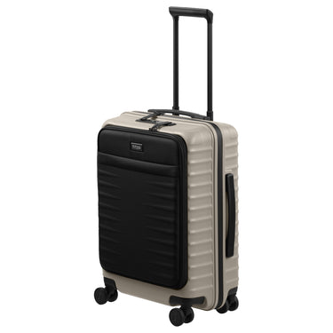 TITAN UPGRADE - 4-Wheel Cabin Trolley S 55/23 cm with front pocket (moonstone grey)