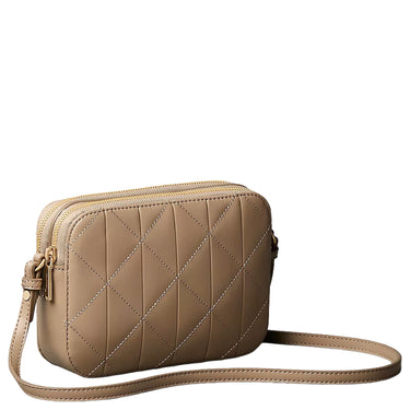 Calvin Klein Quilted Emblem - Borsa a tracolla 18 cm (desert taupe)