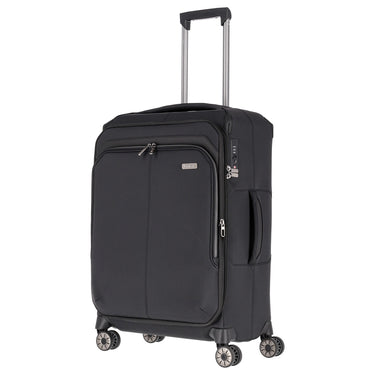 Travelite Priima - Trolley 4 ruote M 68 cm espandibile (black)
