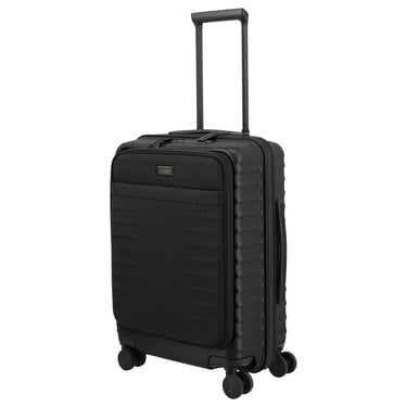 TITAN UPGRADE - 4-Wheel Cabin Trolley S 55/23 cm with front pocket (nightshade black)