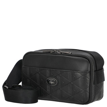 Lacoste Monogramm - Umhängetasche 24 cm (black)