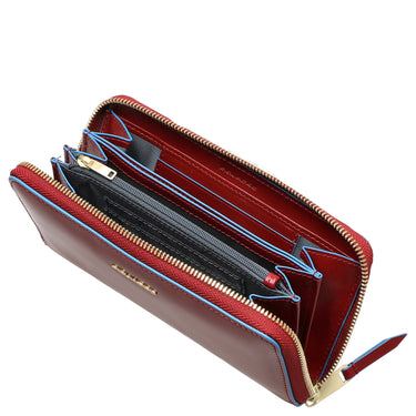 Piquadro Blue Square - Damengeldbörse 12cc 18 cm RFID (red)