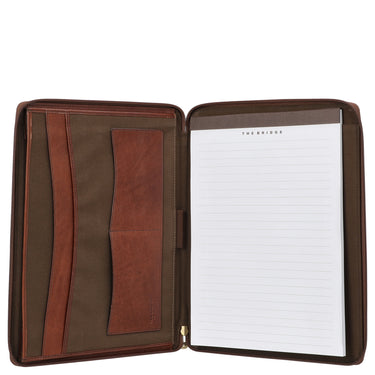 The Bridge Story Uomo - Schreibmappe Leder 32 cm (marrone)