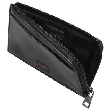 HUGO Men Ethon Zip Card Case - Portacarte di credito 4cc 13 cm (black)