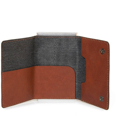 Piquadro Black Square - Kreditkartenetui 5cc 10 cm (brown)