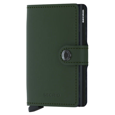Secrid Matte Miniwallet - Geldbörse RFID 6.5 cm (green-black)