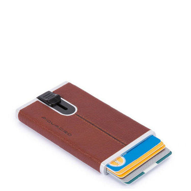 Piquadro Black Square - Kreditkartenetui 5cc 10 cm (brown)
