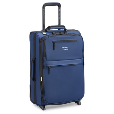 Delsey Paris Maubert 2.0 - Trolley de cabina de 2 ruedas 55 cm expandible (azul marino)