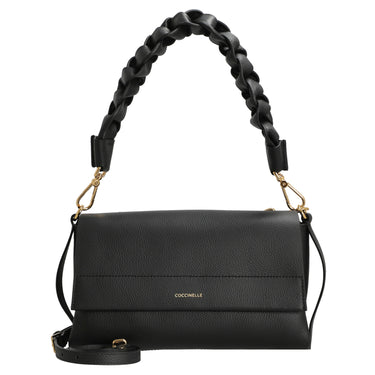 Coccinelle Boheme Grana Double - Umhängetasche 26 cm (noir, cognac)