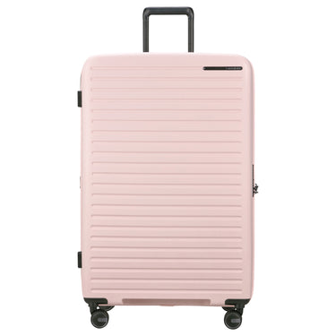 Samsonite Selection Restackd - Trolley XL 4 roues 81 cm extensible avec set de 3 sacs de rangement (rose)