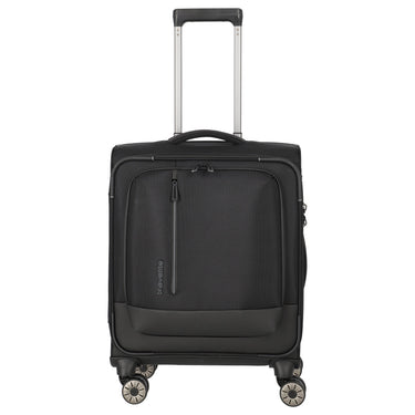 Travelite Crosslite - Trolley da cabina con 4 ruote S 55 cm (black)