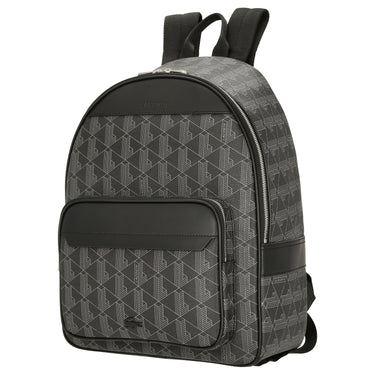 Lacoste The Blend - Rucksack aus Canvas 40 cm (allover monogram black)