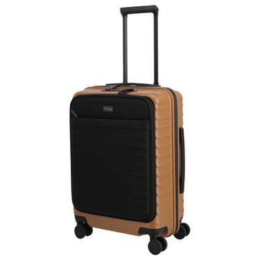TITAN UPGRADE - Trolley da cabina S 55/23 cm con tasca frontale (canyon bronze)