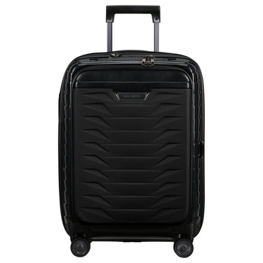 Samsonite Selection - Proxis 4-Rollen-Kabinentrolley mit Vortasche 55 cm erw. (black)