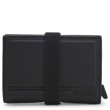 BOSS Men GB Secrid & Tracer Tag - Credit Card Holder with Tracer Tag Holder 10 cm (black)