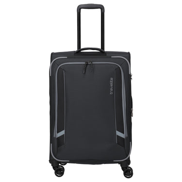 Travelite Corsiica - 4-Wheel Trolley M 67 cm expandable (black)