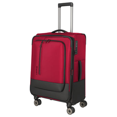 Travelite Crosslite - Trolley a 4 ruote M 66 cm espandibile (red)