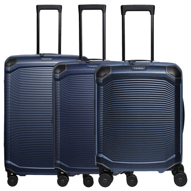 Travelite Millennium - Set de trolley 4 roues 3 pcs extensible (navy)