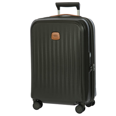 Brics Taormina - Valise cabine 4 roues S 55 cm extensible USB (olive)