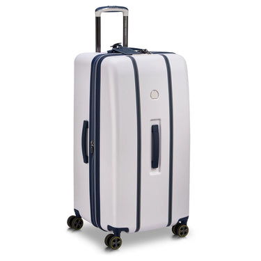 Delsey Paris Cadence Trunk - 4-Rollen-Trolley 80 cm erw. (elfenbein/blau)