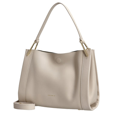 Coccinelle Wallace - Sac bandoulière 28 cm (lambskin white/laurel green)
