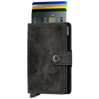 Secrid Vintage Miniwallet - Geldbörse RFID 6.5 cm (black)