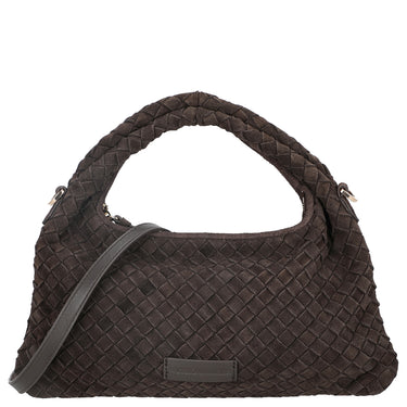 Les Visionnaires Sadie Weave Cozy - Umhängetasche 39 cm (dark brown)