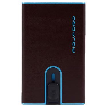 Piquadro Blue Square - Kreditkartenetui 11cc 10 cm RFID (mahogany)
