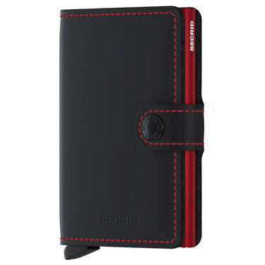 Secrid Matte Miniwallet - Portafoglio RFID 6.5 cm (black-red)