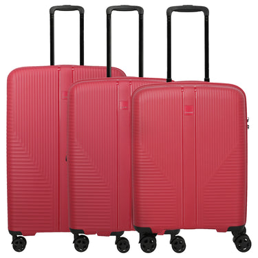 Travelite Air Stripe - 4-Wheel Trolley Set 3 pcs. (red)