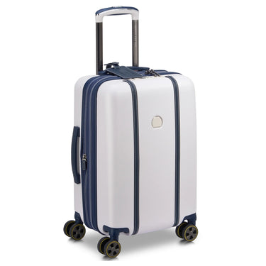 Delsey Paris Cadence - 4-Rollen-Kabinentrolley 55 cm erw. (elfenbein/blau)