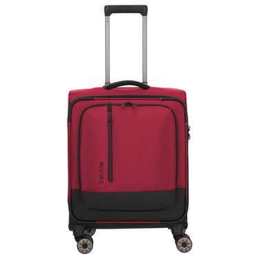 Travelite Crosslite - Valise cabine à 4 roulettes S 55 cm (red)