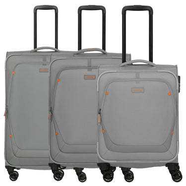 Travelite Umbria - Set trolley con 4 ruote 3 pz. (smoky grey)