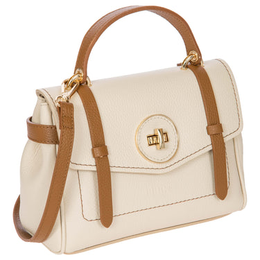 Brics Ninfea - Henkeltasche 25 cm (cream/caramel)