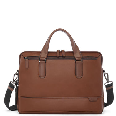 TUMI Harrison - Serviette Sycamore 14" 38,5 cm Cuir (Couleur : marron)