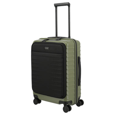 TITAN UPGRADE - Trolley cabina a 4 ruote S 55/23 cm con tasca anteriore (forest green)