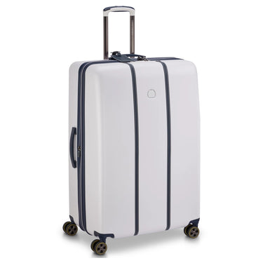 Delsey Paris Cadence - 4-Rollen-Trolley XL 82 cm erw. (elfenbein/blau)