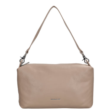 Mandarina Duck Mellow Leather Hobo - Schultertasche 30 cm (warm taupe)