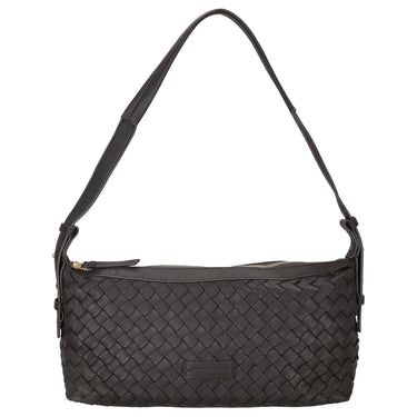 Les Visionnaires Marie Baguette Weave Silky - Schultertasche 38.5 cm (cafe)