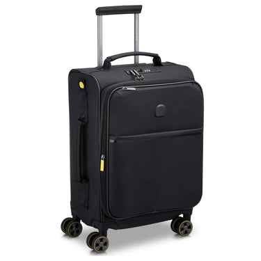 Delsey Paris Turenne Soft - Trolley 4 ruote 56 cm S espandibile (nero)