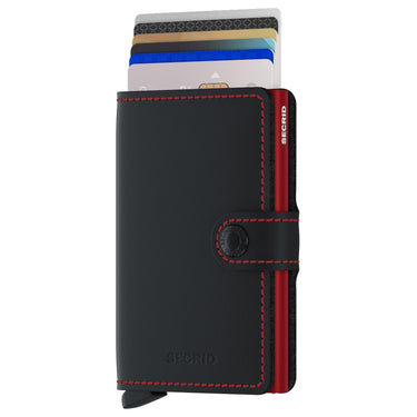 Secrid Matte Miniwallet - Portafoglio RFID 6.5 cm (black-red)