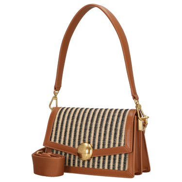 Lacoste Flap Shoulder Bag - Schultertasche 22.5 cm (brown)