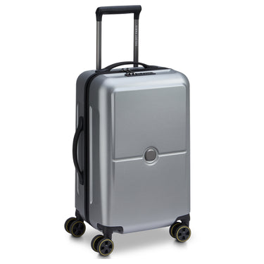 Delsey Paris Turenne 2.0 - Trolley de cabina con 4 ruedas 55 cm (plata)