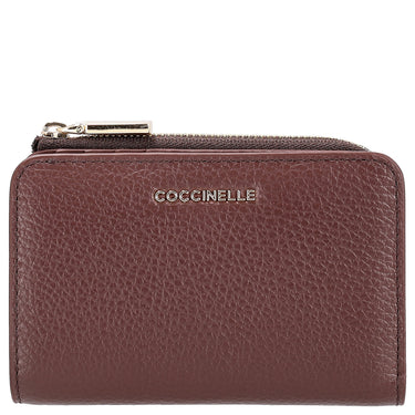 Coccinelle Metallic Soft - Geldbörse 6cc 13 cm (berry)
