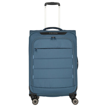 Travelite Skaii - 4-Wheel Trolley M 67 cm expandable (panoramablau)