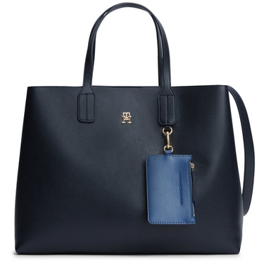 Tommy Hilfiger Icon Satchel - Borsa a mano 38 cm (space blue)