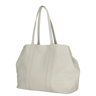 Lacoste City Court - Borsa Shopper XL 15" 40 cm (bone white)